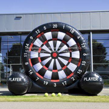 Outdoor Giant inflatable football/soccer golf dart board game