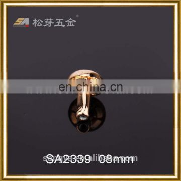 Gold Color Plated Snap Rivet Produced By Song A Metal Accessory Factory For Handbag