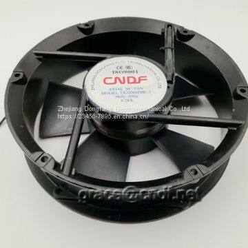 CNDF Long Working Life 220x220x60mm With 2 Years Warranty CE Factory Production ac Cooling Fan TA22060HBL-2