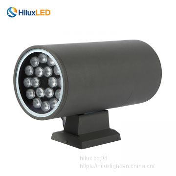 Up and down lights 2*9W(Total wattage is 18W) 6000K one high power IP65 LED outdooe fixture