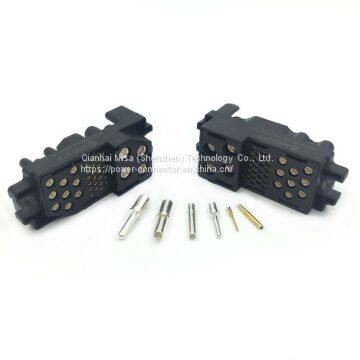 DL37T-20 ELCON 75A High-current Rectangular Industrial Power Supply Connector photo-2
