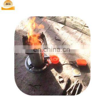 Modern Design Stainless Steel Outdoor Camping Wood Pellet Burning Stove Wood Pellet Cooking Stove photo-2