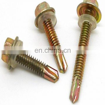 High quality hexagon/hex washer head self drilling screw