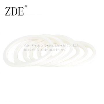 White EPDM Rubber Food Grade Flat Ring Gasket Seal photo-5