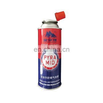 Hebei butane gas fuel 220g and butane gas cartridge refill