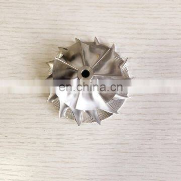 CT26 57.00/76.13mm 7+7 blades  high performance turbo milling/aluminum 2618/turbo compressor wheel