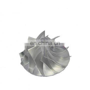 RHF5H 40.40/56.00mm 6+6 Blades High Performance Turbo Milling/aluminum 2618/billet Compressor Wheel for VB7/VB9/17201-58060 photo-3