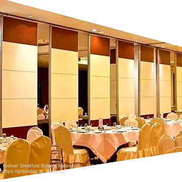 Hanging style Operate partition walls folding type foldable hotel walls room partitions soundproof acoustic dividing wall