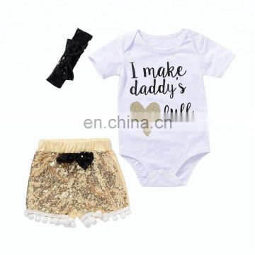 Multi Colors Kids Summer Clothing New Trendy Baby Girl Clothes Set