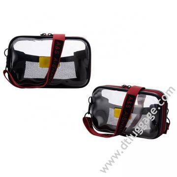 Transparent Multifunction Mini Storage Bag ABS Hard Shell Cosmetic Case photo-5