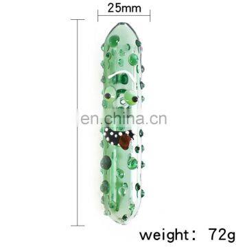 HQP-SY09 HongQiang New Arrival Cucumber Shape Weed Accessories Borosilicate Glass Water Smoking Pipes photo-6