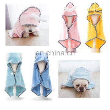 Wholesale Comfortable Cotton Soft Cozy Fashion Towels Pajamas Cat Pet Dog Bathrobe With Dog photo-5
