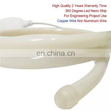 Outdoor 14mm 16mm AC220V 360 Degree Round Led Neon Flex