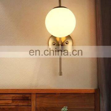 High Quality Decoration Indoor Modern Fancy Glass Ball Wall Lamp photo-5