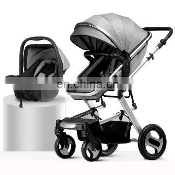2020 Wholesale Cheap New Arrival Travel System Luxury Baby Stroller 3 in 1 With Carrycot and Carseat photo-5