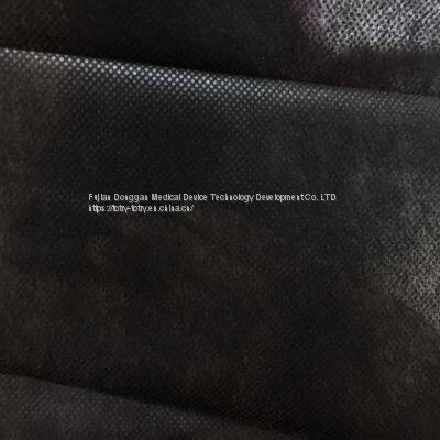 Black 80g Spunbonded Non-woven Fabric Door Width Can be Customized for Export photo-2