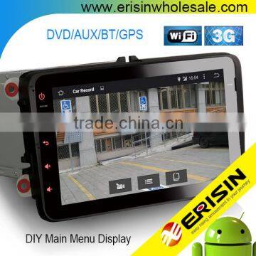 Erisin ES2802V 8" Android 4.4.4 Tiguan Double Din Car Radio with GPS WiFi Bluetooth