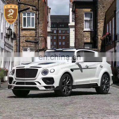 Carbon Fiber&Fiberglass Body Kit Parts Front Bumper Rear Bumper Side Skirts Suitable For Bentley Bentayga Mansori Body Kit