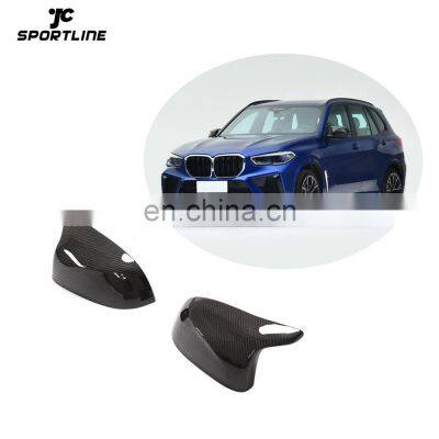 JCSportline Carbon Fiber Mirror Cover for BMW X3M F97 X4M F98/X5M F95X6M F96 2018-2020