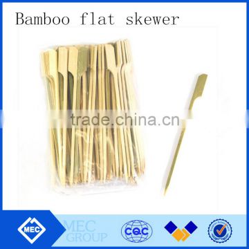 Bamboo flat skewer for BBQ , food safe bamboo stick