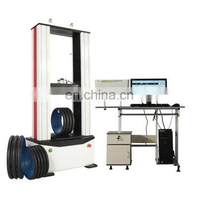 Liyi ISO9969 30KN Computer Control Loop Flexibility Plastic Pipe Corrugated Ring Stiffness tester