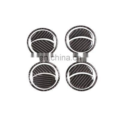 Auto Parts 15-20 for Toyota Tacoma Central Control Air Outlet Stickers Real Carbon Fiber (soft) 12-piece Set