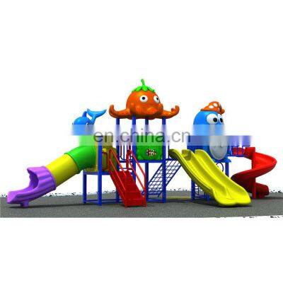 Kindergarten High Quality Kids Large Outdoor Plastic Slide Playground Equipment in the Park for sale