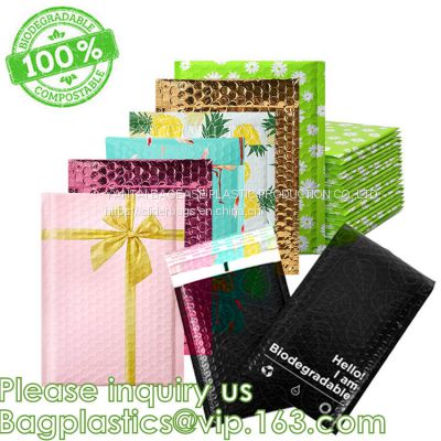 Flat Envelopes Zip lock Bubble Bag, Low Price Most Popular Bubble Slider Bag,Plastic PE Material Mailer Slider Air Ziplo