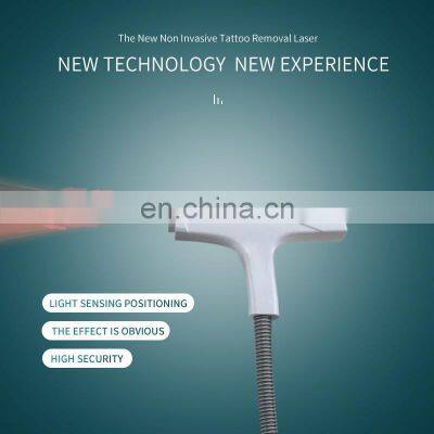 Single Handle Non-invasive Tattoo Removal Laser Machine Q Switch Nd Yag Laser Eyebrow Washing Instrument Pigment Spot Removal