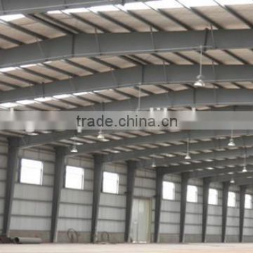 Workshop with PUR roof and wall fireproof panel / hgih strength steel frame