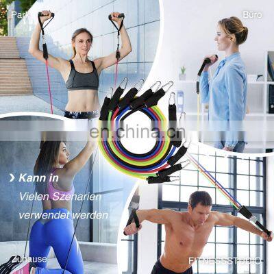 Home Fitness Equipment Resistance Bands Exercise Vitality Elastic Pull Ropes for Indoor Strength Training photo-3