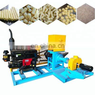 Price mini food corn puff snack food single screw extruder machine