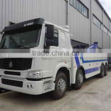 HOWO 8x4 road wrecker truck