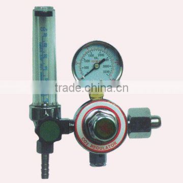 Argon/CO2 regulator with flowmeter