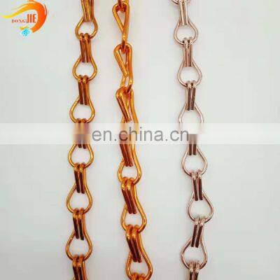 Customized Sizes Aluminum Anodized Decorative Chain Link Curtain