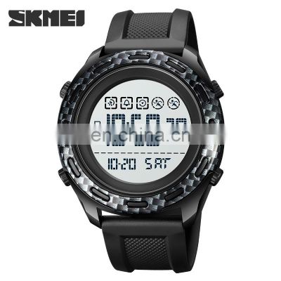 OEM ODM wholesale fashion brand Skmei 1872 new arrival 5Bar waterproof PU band men sport digital wristwatch