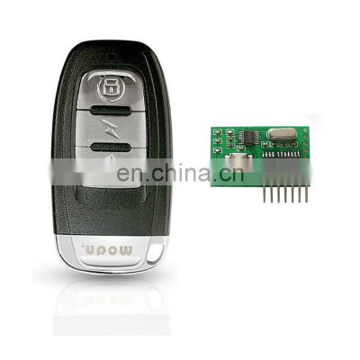 HCS301 rolling code3 button remote control + rf receiver 433mhz rf module  Remote control with receiver