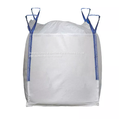 1000kg 1.5 ton PP Woven Big Bags Packing For Sea Salt and Sugar