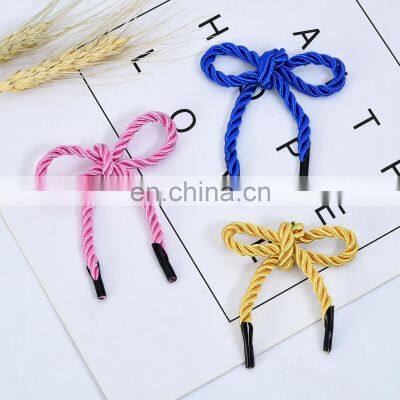 Factory Directly Wholesale Colored Round Premium 3-strand Twisted Packing Rope With Buckle Clip for Gift Boxes Paper Bag photo-2