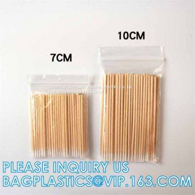 Eco q Tips Q-tips Disposable Bamboo Cotton Ear Buds Swabs Tige Stick, Disposable Industrial Cleanroom Makeup Tool photo-5