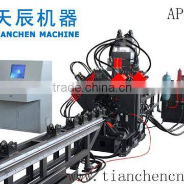 CNC Angle Punching, Marking and Single -Blade Shearing Line Machine Model APC0605