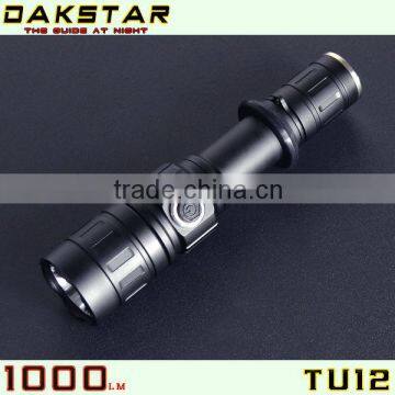 DAKSTAR TU12 XM-L U2 1000LM 18650 aluminum flashlight police LED torch flashlight                        
                                                Quality Choice