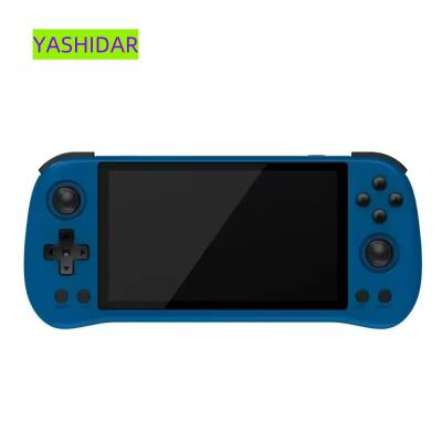 Powkiddy X55 Handheld Game Console 5.5 Inch Ips Screen Open Source System Retro Console Hd Support Tv Connection