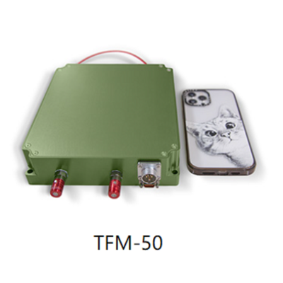 High power lightweight and miniaturized 2-micron laser module