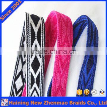 Jacquard nylon elastic webbing strap