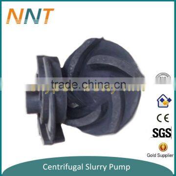 Hard Metal and Rubber Lined Corrosion Resistant Slurry Pump Impeller