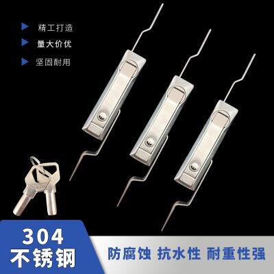 Weak Road Lock Stainless Steel MS82 Heaven and Earth Connecting Rod Lock Weitu Cabinet Door Lock Electric Box Door Lock photo-4