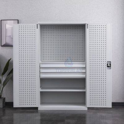 Metal Garage Storage Tool Cabinet Heavy Duty Tool Kit Workshop Workbench Steel Tool Cabinet photo-2