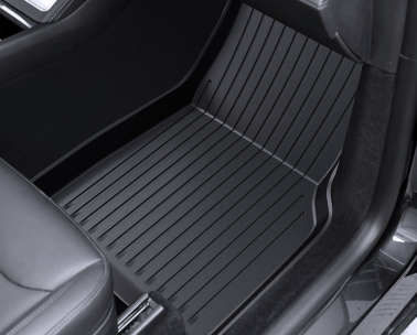 2025 Model Y Juniper Custom Molded Floor Liners Set - DZ25022100 OEM-Grade TPE Car Mats with Anti-Slip Base Design