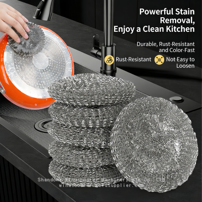 Нецарапающаяся сетчатая мочалка для кухни, сетчатый мочалочный шарик для мытья посуды